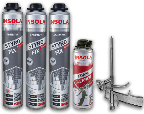 Insola klebeschaum set - klebeschaum,