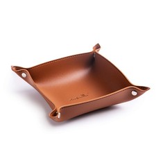 PU Leather Jewelry Valet Tray