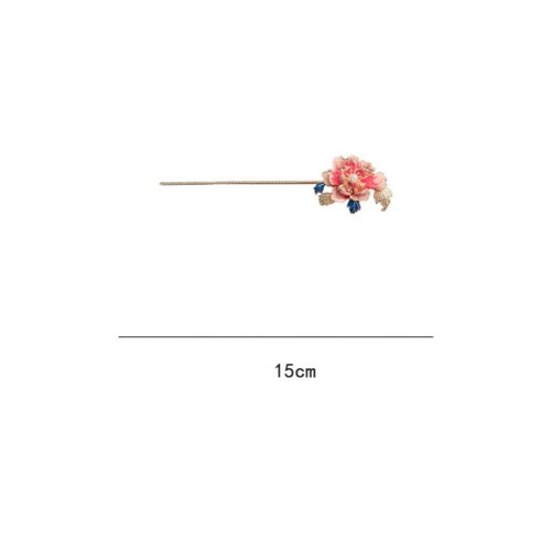 Vintage pearl peony hairpin - vintage,