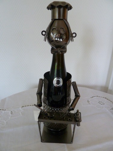 Metall weinflaschenhalter - metall,