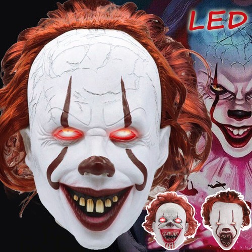 Halloween pennywise maske rote - pennywise,