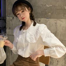 Damen Bubikragen Hemden