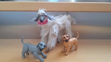 *** BARBIE Hund *** Afghane mit Welpen *** Vintage von 1979 ***