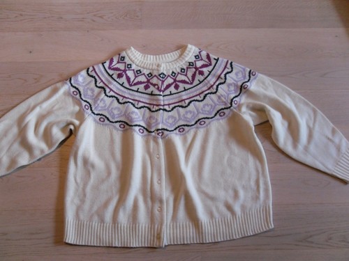 Lässige oversize norweger - oversize,