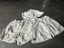 3 Tennisshorts Hosen Weiss Adidas, Head und Artengo Gr.  M-XL