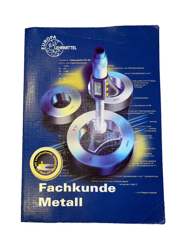 Fachkunde metall europa - metall,