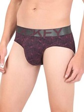 Jockey Baumwolle Herren Bedruckt Slip Unterwäsche Verschiedene Farben 4er Pack