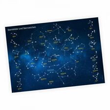 Kinder Lernposter Sternbilder