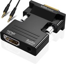 HDMI zu VGA Adapter Konverter Audio & Videokabel HDTV 1080P 60Hz für PC, Laptop