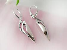 Ohrhänger Silber 925 echt elegante lange Damen Ohrringe sm108-2