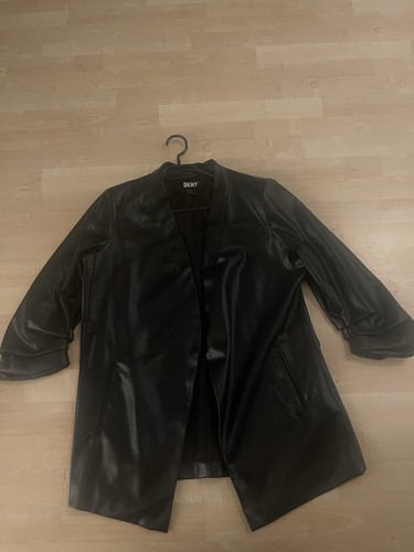 Dkny kunstleder jacke größe - dkny,