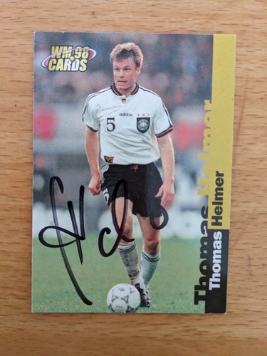 Thomas helmer dfb signierte - thomas,