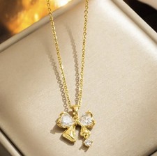 Goldene Schleifen Halskette |