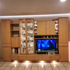 Wohnwand in Buche von