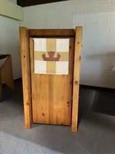 Rednerpult, Massiv Holz, Hell