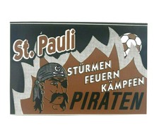 St. Pauli Piraten Aufkleber Sticker Logo Fussball #410