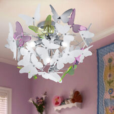 Decken Leuchte Mädchen Kinder Zimmer Beleuchtung Schmetterling Design Lampe bunt