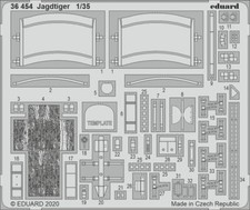 MW22 EDUARD 36454 JAGDTIGER 1/35 PE SET for TAKOM