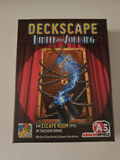 Deckscape - Hinter dem Vorhang Abacus - Escape Room Spiel - WIE NEU