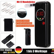 Alkoholtester Polizeigenau Alkoholmessgeräte 12 Mundstücken Profi Promilletester