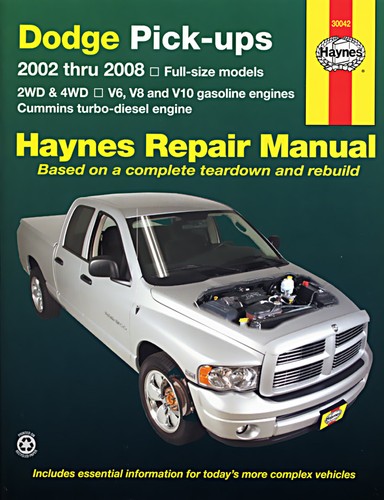 Reparaturhandbuch dodge ram - reparaturhandbuch,