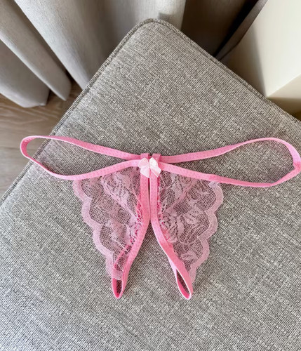 Schlitz string rosa - string,