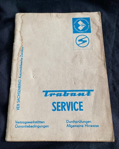 Trabant service heft für - trabant,
