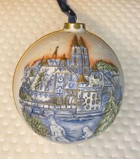 Seltmann Weiden Weihnachtskugel 1999, 10cm ,Königl. priv. Tettau, Unbeschädigt