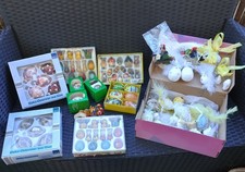 Osterschmuck Baumbehang, -Deko -und Karton Bastel SET Eier schönes Mix riesig