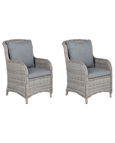 Gartensessel 2er set rattan - 2er,