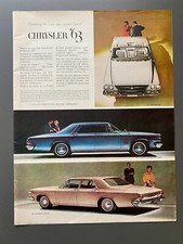 Chrysler 300 Newport New Yorker 1962 XL 35x26cm Werbung Vintage Ad Reklame