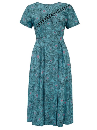 Grünes kleid vintage - grünes,
