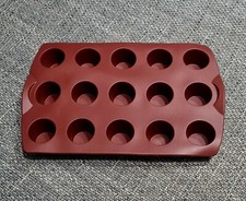 Tupperware,Silikonform Mini-Muffin-,15 kl.Muffins,in dunkel-lila,NEU+OVP!