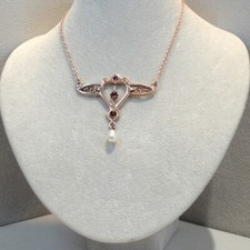 Granatschmuck collier granat - collier,