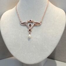 Granatschmuck Collier Granat