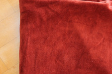 1,20 x 1,60 Meter + Rest Baumwoll Nicki Nicky  Stoff Jersey elastisch ziegelrot
