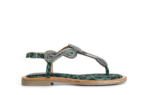 Wildleder flip flop - wildleder, mit