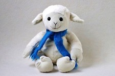 RWE Schaf mit Schal Granulat Stofftier Kuscheltier Plüschtier Werbung (T161)