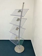 4 Fach DINA4 Broschürenständer Prospektständer Zeitschriftenregal Display Metal
