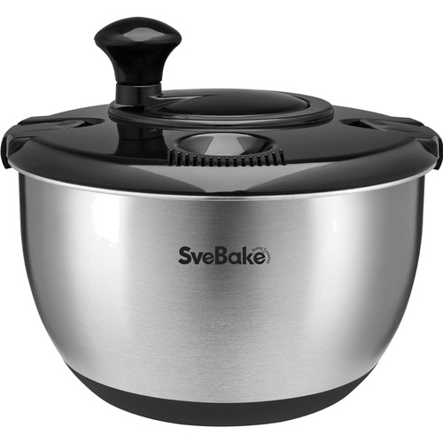 Salatschleuder edelstahl 5l - salatschleuder,