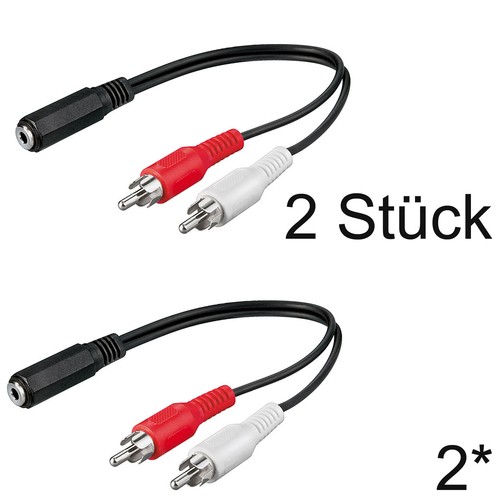 Stück 20cm cinch - 20cm, kabel