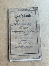 original Soldbuch IR 107