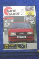 Gute Fahrt 8/90 VW Audi 80 16V