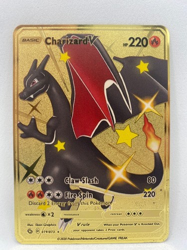 Pokemon karte glurak - glurak, v