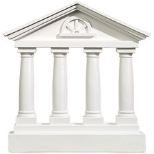 Harz Tempel Säule Figur