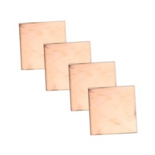 Kupferplatten 4 Stück 50x50mm