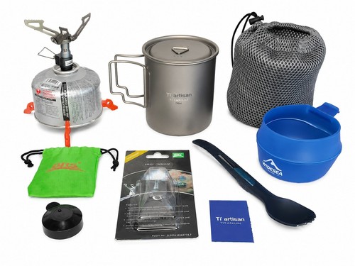 Ultraleichtes camping kochset - ultraleichtes,