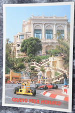 64867 Postkarte Grand Prix Monaco Palmen Rennstrecke