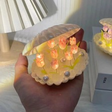 Handgemachte Tulpen Nachtlampe