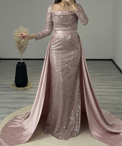 Abendkleid mit abnehmbarer - abendkleid,